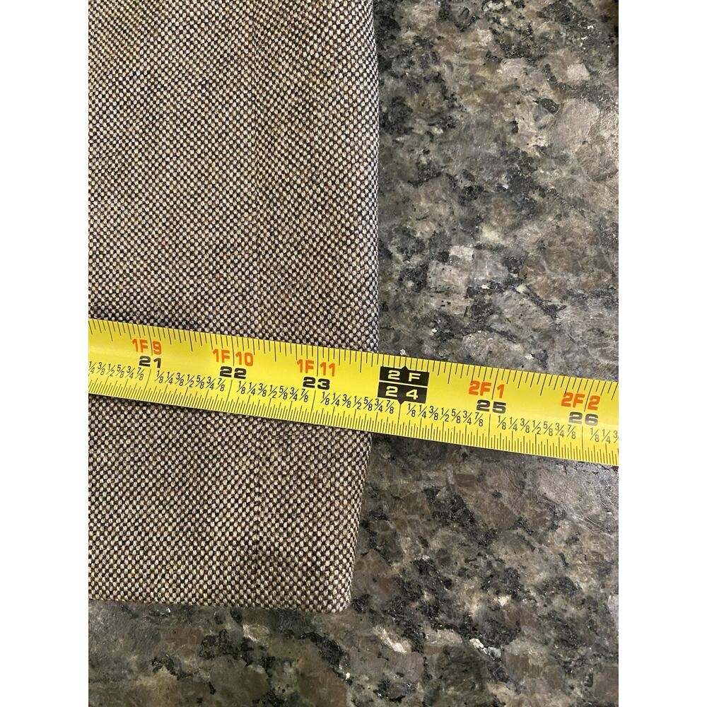 Vintage Stafford Brown‎ Tweed Wool Blazer Sport Coat Jacket Elbow Patch XL SZ 42 - Picture 12 of 12